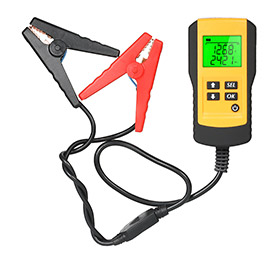 12V Digital Vehicle Auto Car Battery Tester Automotive Car Battery Electricity Condition Test Tool with 2 Test Clips Hou