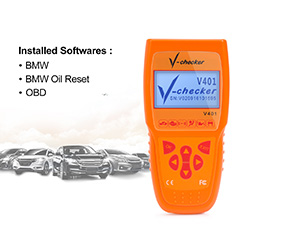 V-checker V401 BMW EOBD OBD2 Scanner Car Engine Fault Code Reader CAN Diagnostic Scan Tool-V-checker