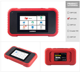 Launch X431 CRP129E Creader VIII OBD2 diagnostic tool for ENG/AT/ABS/SRS Multi-language free update