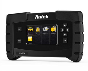 Autek IFIX704 Full System OBDII Auto Scanner For Chrysler Ford Toyota ABS Airbag SRS IMMO Multi-Language OBD2 Diagnostic-Original Brand Tool