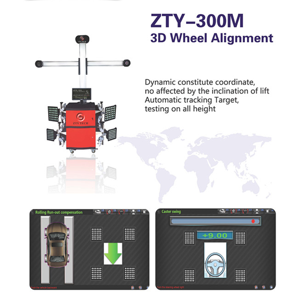 Original Brand Tool - Zty-300M 3D Camera Wheel Alignment Used Wheel Aligner Equipment