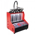 CNC600 CNC-600 gasonline 6/4 cylinder Auto Ultrasonic fuel injector cleaning machine 220/110V