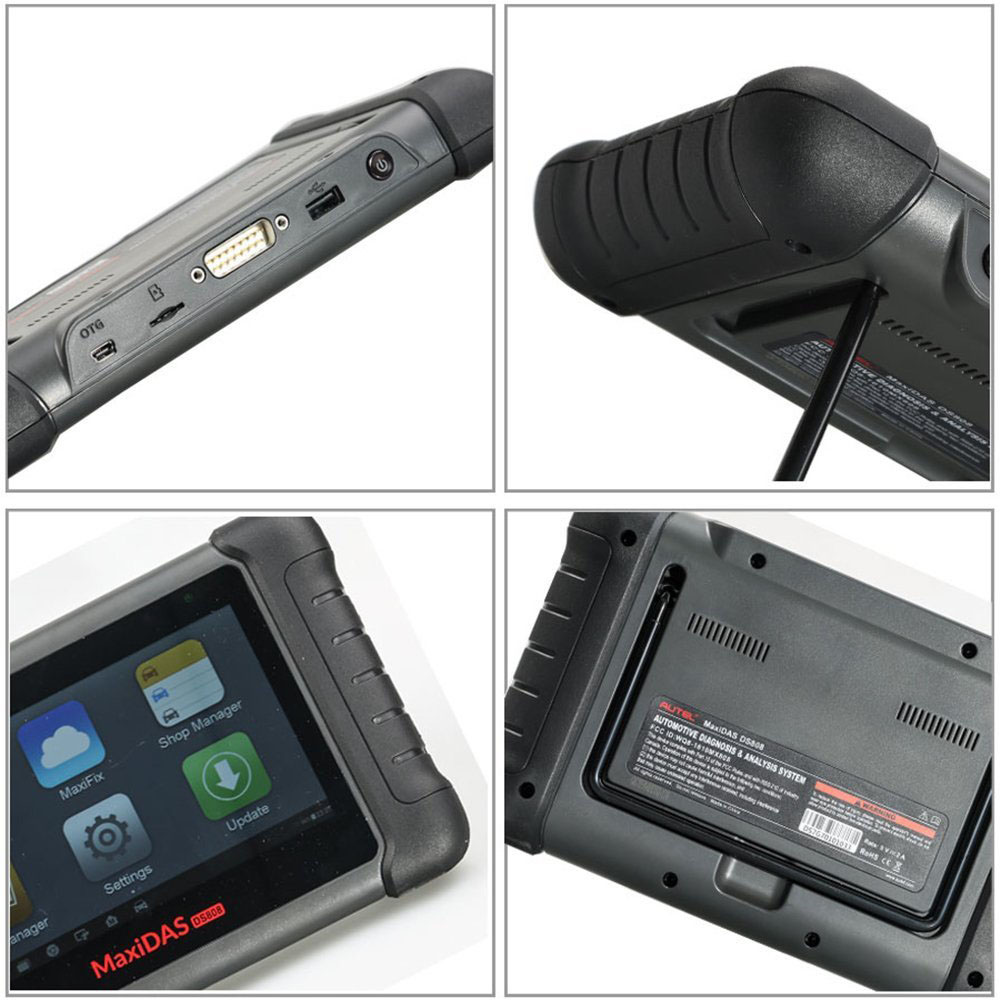 Autel - AUTEL MaxiDAS DS808 KIT Tablet Diagnostic Tool Full Set Support Injector & Key Coding