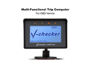 V-checker A301 Trip Computer OBD II Scanner Car Engine Fault Code Reader CAN Diagnostic Scan Tool-V-checker