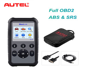 Autel ML629 OBD2 Scanner Car Diagnostic Tool Code Reader +ABS/SRS Auto Tool, Turns off Engine Light (MIL) and ABS/SRS-Autel