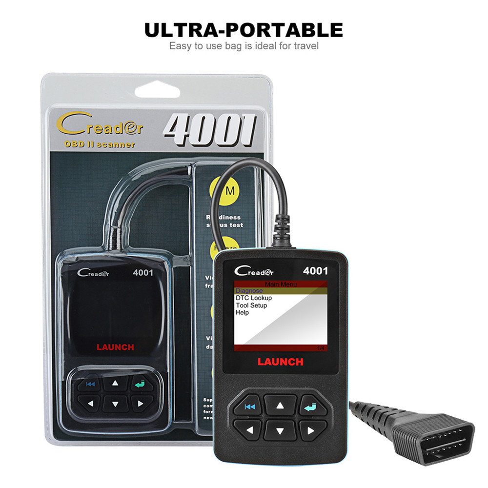 Launch CReader 4001 OBD OBD2 Scanner DIY Car Code Reader CR4001 OBDII