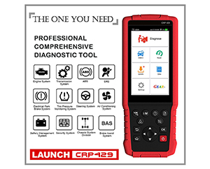 LAUNCH CRP429 OBD2 Scanner Diagnostic Scan Tool SRS ABS Full System Code Reader Reset Functions of Oil Reset, EPB, BMS,-Launch