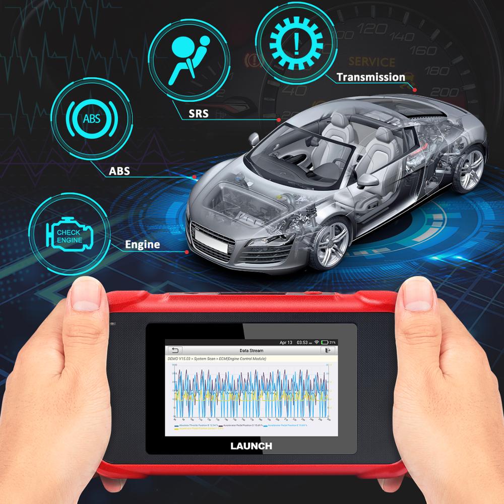 Launch - Launch X431 CRP129E Creader VIII OBD2 diagnostic tool for ENG/AT/ABS/SRS Multi-language free update