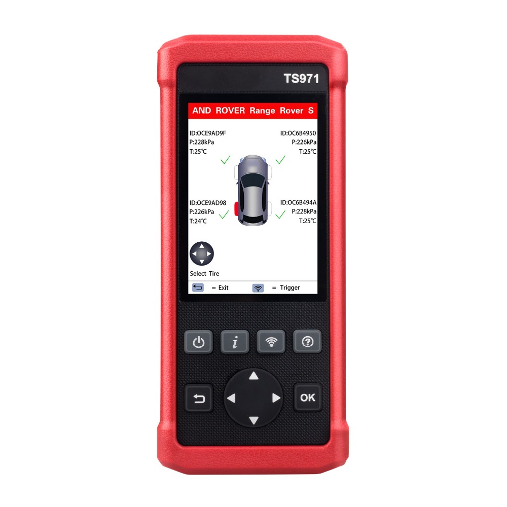 Launch - LAUNCH TS971 TPMS Bluetooth Activation Tool US Version Wireless Tire Pressure Sensor Monitoring 433Mhz/315Mhz