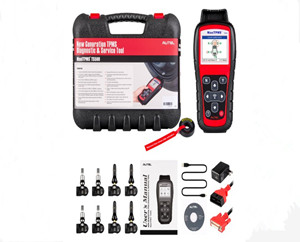 Autel MaxiTPMS TS508K Tire Pressure Monitoring System Reset TPMS Replacement Tool with 8pc Sensors-Autel
