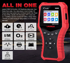 LAUNCH CR3008 OBD2 OBDII Auto Scanner X431 Creader 3008 OBD 2 Engine Code Reader free update