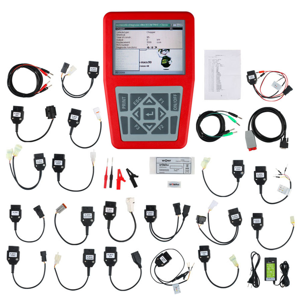 Original Brand Tool - iQ4bike Diagnostics for Motorcycles Universal Motobike Scan Tool