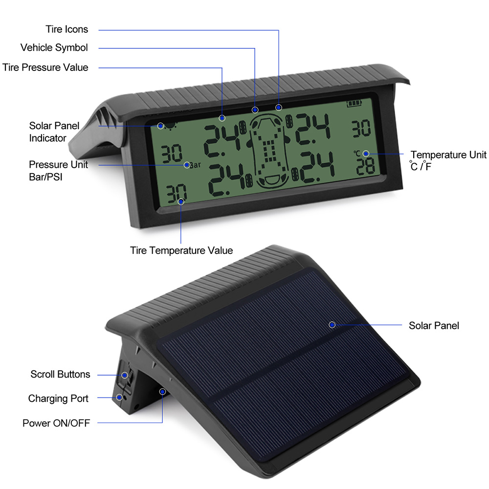 V-checker - V-checker T501 TPMS Tire Pressure Monitoring System Tire Internal Sensor