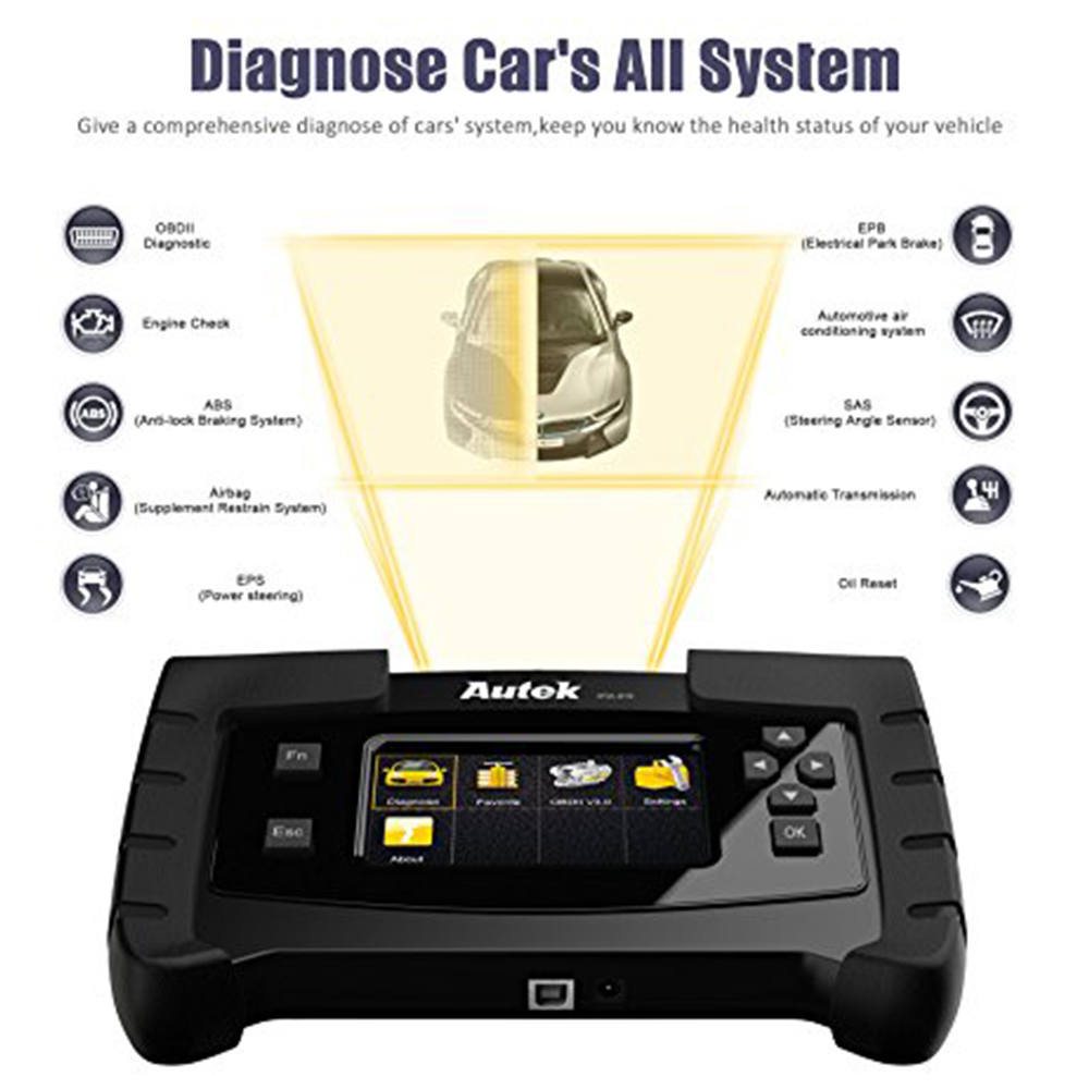 Original Brand Tool - Autek IFIX919 Full System OBD2 Scanner Professional Scan Tools