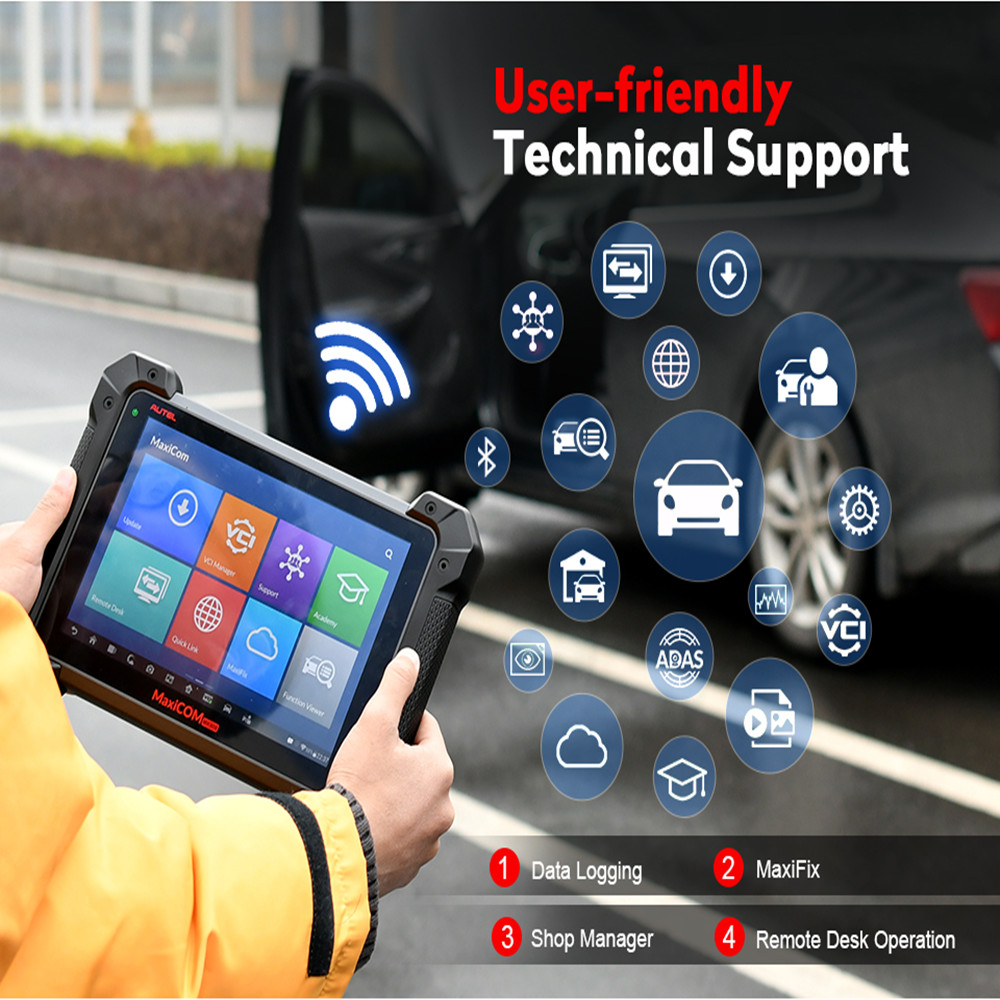 Autel - Autel MaxiCOM MK908P Full System Diagnostic Tool with J2534 ECU Programming Multi-Language