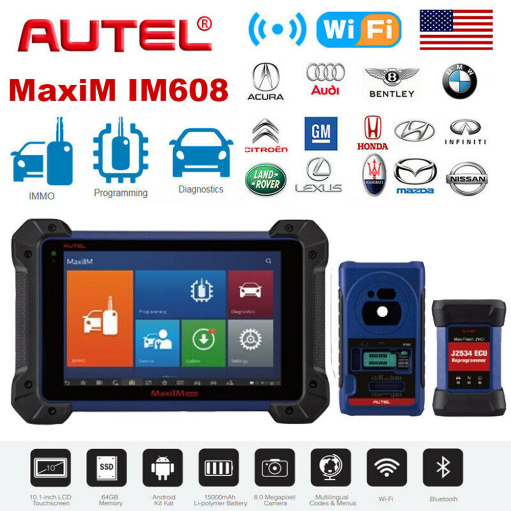 Autel - Original Autel MaxiIM IM608 ADVANCED IMMO & KEY PROGRAMMING Perfect Replacement of AURO OtoSys IM600