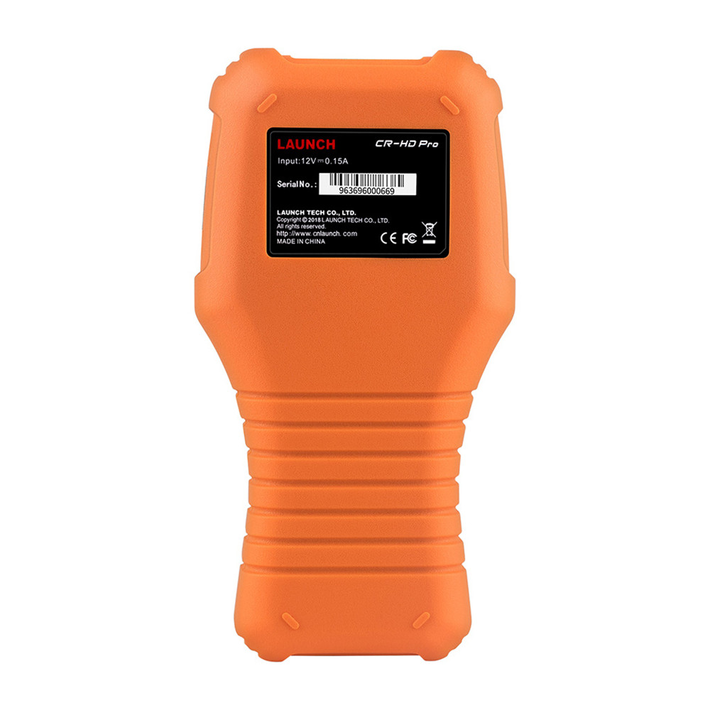 Launch - Launch car truck obd2 hd obd code reader scanner CR-HD Pro support 12V/24V car lifetime free update multi-language