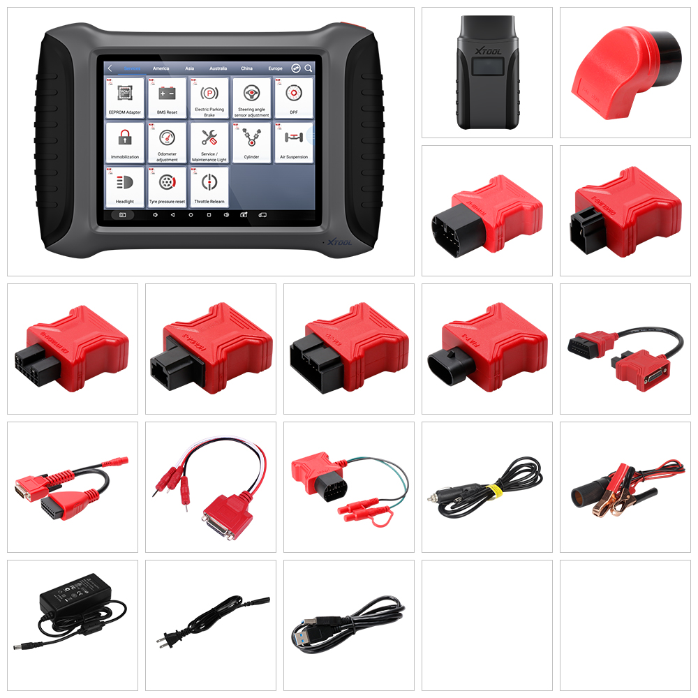 Original Brand Tool - XTOOL A80 Bluetooth/WiFi Full System Car Diagnostic tool Car OBDII Car Repair Tool Vehicle Programming/Odometer adjustme