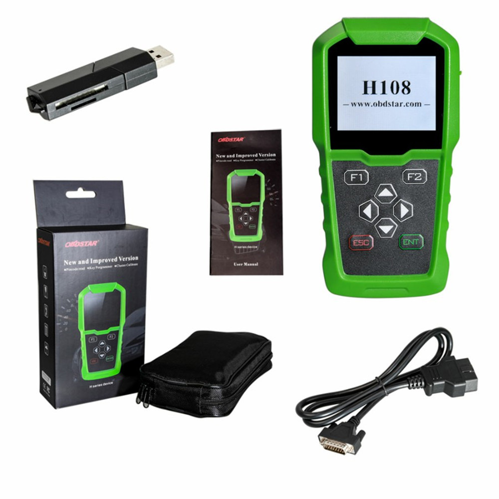 Obdstar - OBDSTAR H108 PSA Programmer Support All Key Lost Programmer/Pin Code Reading/Cluster Calibrate for Peugeot/Citroen/DS Ca