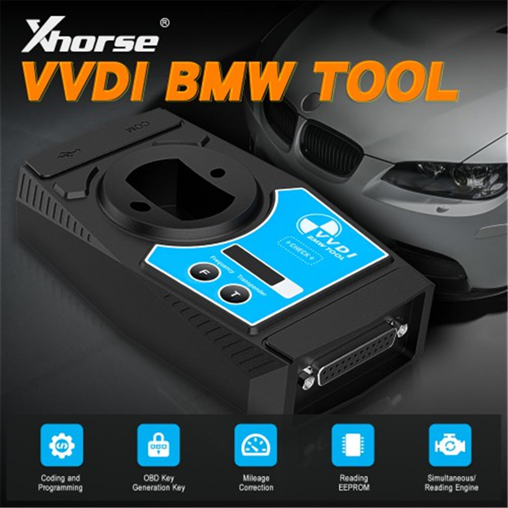 Original Brand Tool - Xhorse VVDI For BMW E/F/G Chassis Diagnostic Coding and Programming Tool mileage reset covers all funtions of VVDI2 For