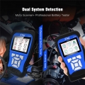 JDiag M100 Motorcycle Diagnostic Tool Universal Motorbike Scanner 12V Battery Tester Dual System Moto Scan Tool